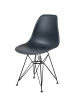DERSTUHL Комплект стульев пластиковых 4 шт Black Eames