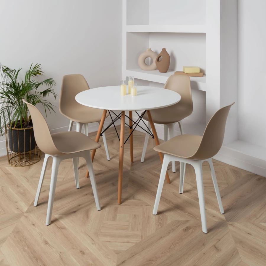 DERSTUHL Стул пластиковый Plast White Eames (изображение №2)