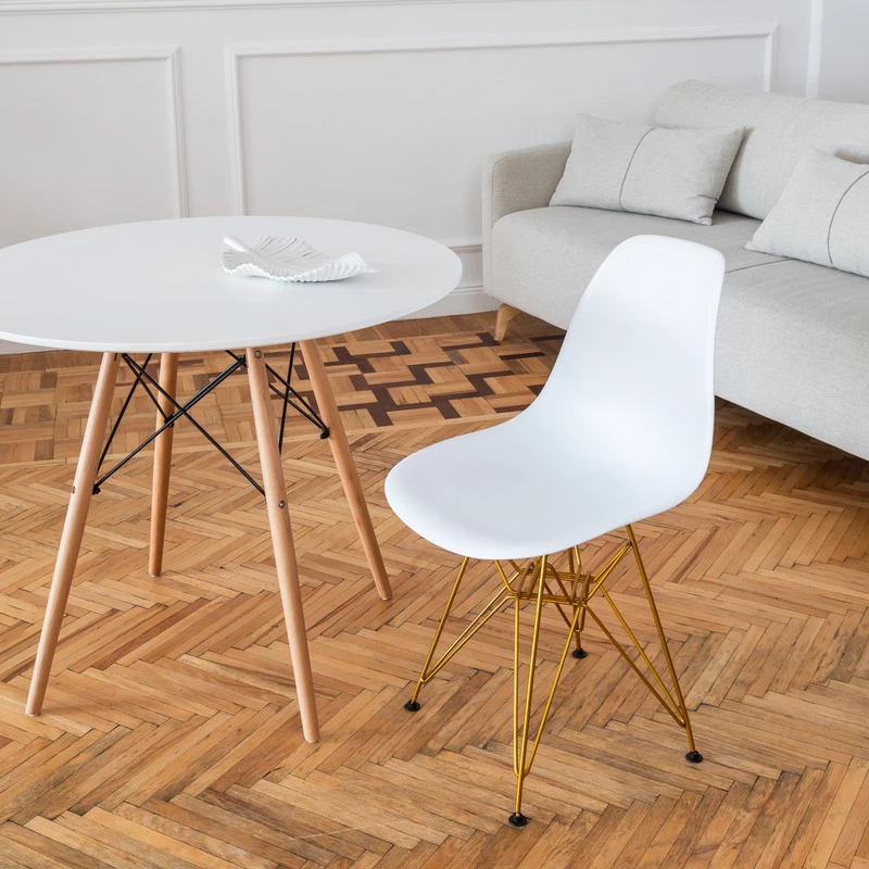 DERSTUHL Комплект стульев пластиковых 2 шт Gold Eames (изображение №6)