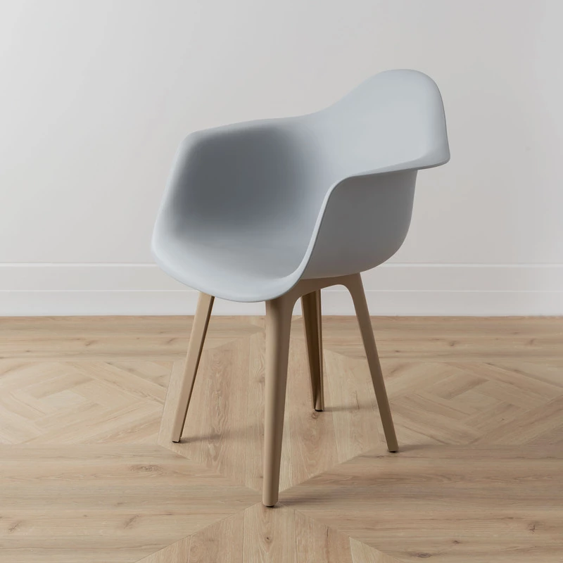 DERSTUHL Стул-кресло из пластика Plast Dark Beige Eames (изображение №6)