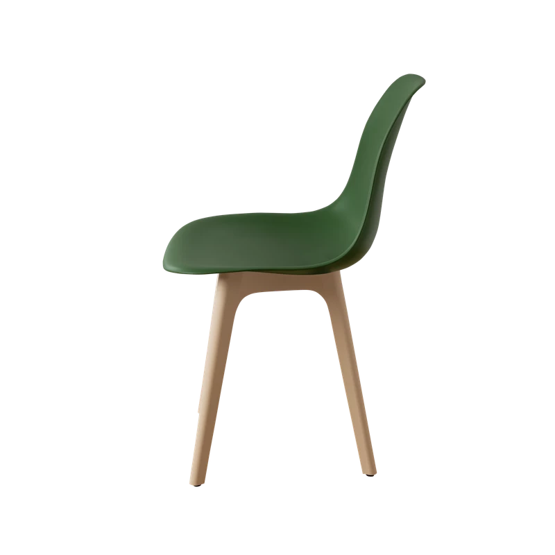 DERSTUHL Комплект стульев пластиковых 2 шт Plast Beige Eames (изображение №4)