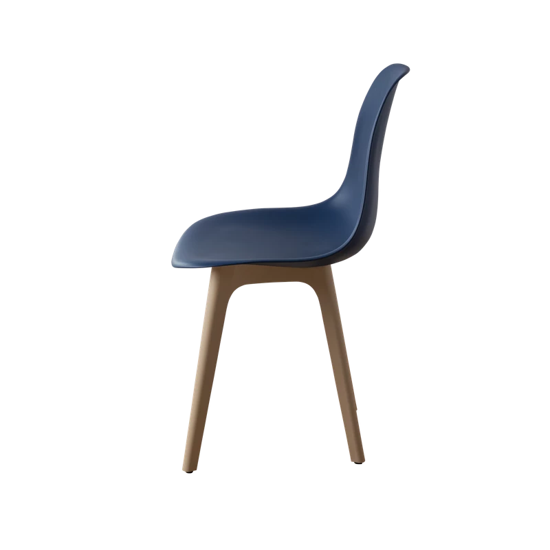 DERSTUHL Комплект стульев пластиковых 4 шт Plast Dark Beige Eames (изображение №4)