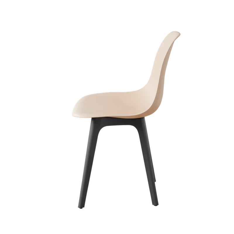 DERSTUHL Комплект стульев пластиковых 4 шт Plast Dark Grey Eames (изображение №4)