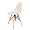 DERSTUHL Комплект стульев пластиковых 2 шт Wood Eames
