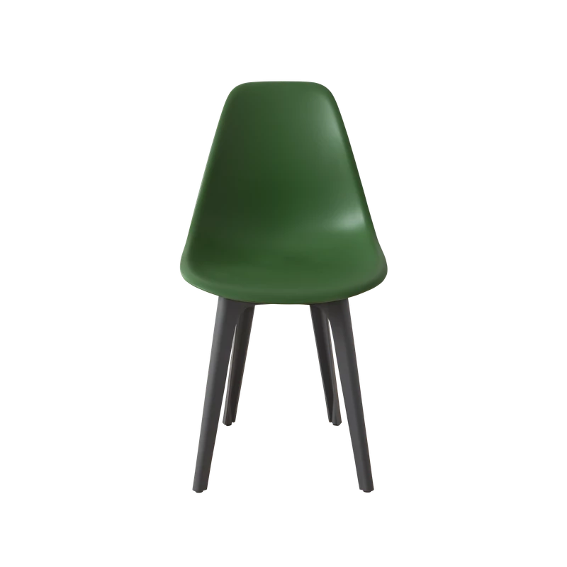 DERSTUHL Комплект стульев пластиковых 4 шт Plast Dark Grey Eames (изображение №3)