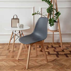Второе фото. DERSTUHL Комплект стульев пластиковых 2 шт Grand Wood Eames