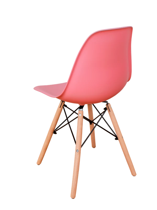 DERSTUHL Комплект стульев пластиковых 4 шт Wood Eames (изображение №5)