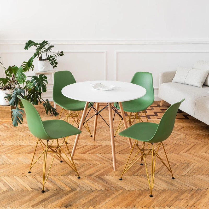 DERSTUHL Комплект стульев пластиковых 2 шт Gold Eames (изображение №2)