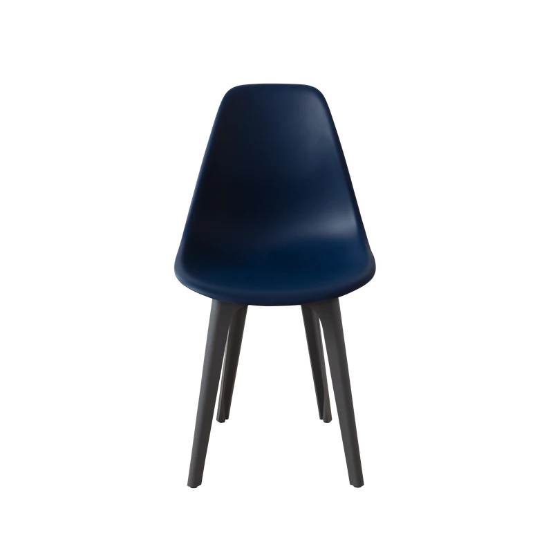 DERSTUHL Комплект стульев пластиковых 2 шт Plast Dark Grey Eames (изображение №3)