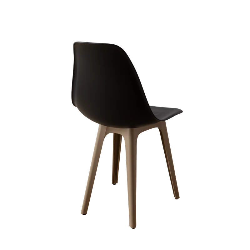 DERSTUHL Комплект стульев пластиковых 2 шт Plast Dark Beige Eames (изображение №5)