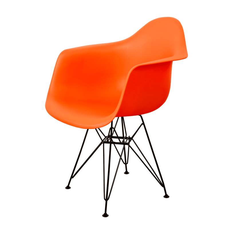 DERSTUHL Комплект стульев пластиковых 2 шт Black Eames