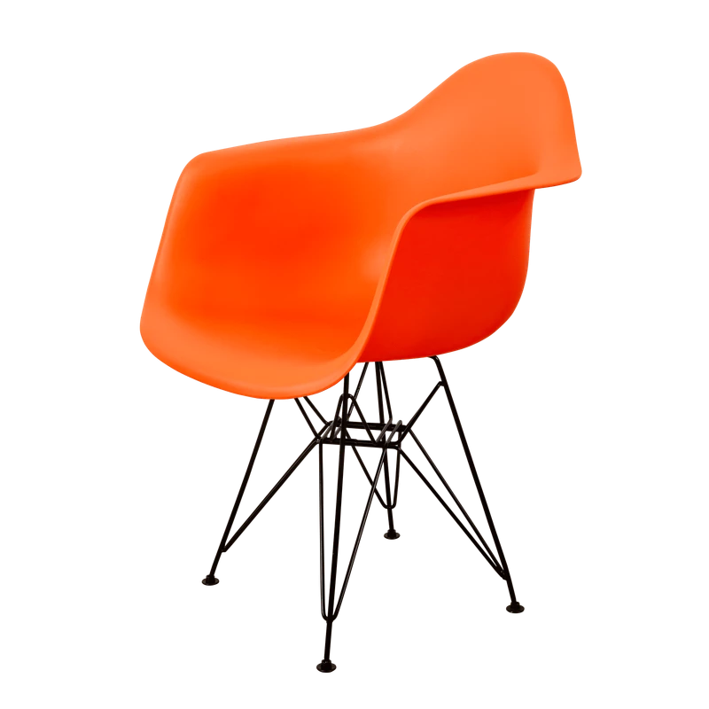 DERSTUHL Комплект стульев пластиковых 2 шт Black Eames (изображение №1)