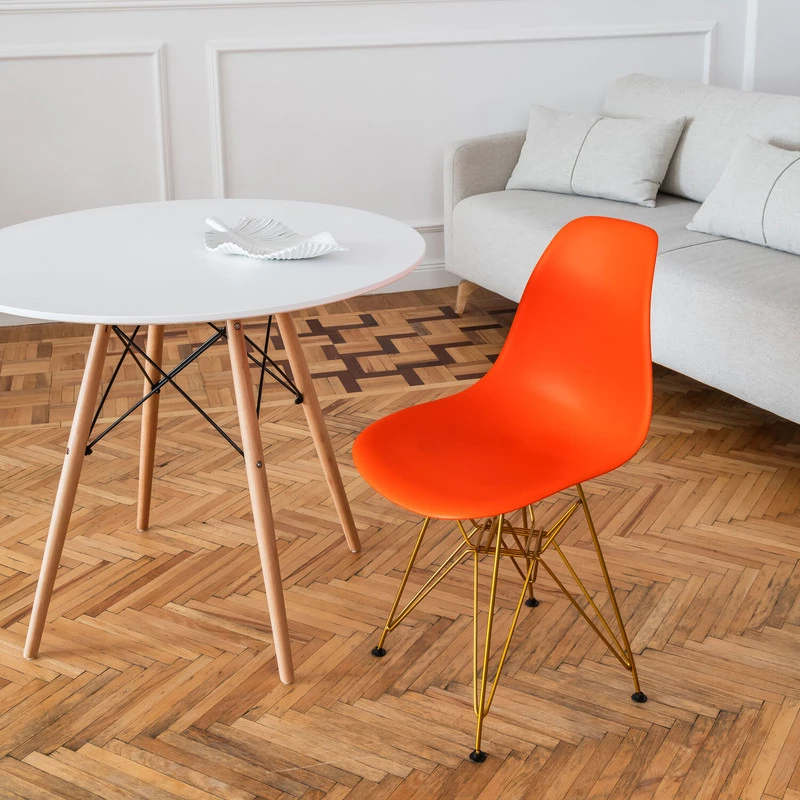 DERSTUHL Комплект стульев пластиковых 2 шт Gold Eames (изображение №6)