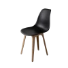 DERSTUHL Комплект стульев пластиковых 4 шт Plast Dark Beige Eames