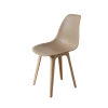 DERSTUHL Комплект стульев пластиковых 2 шт Plast Beige Eames