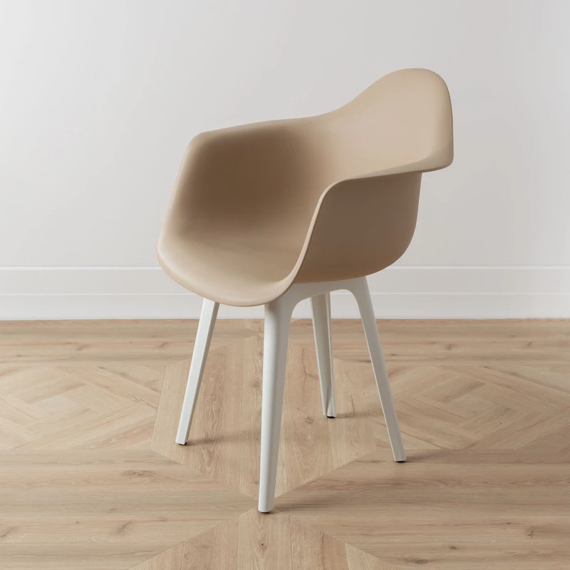 DERSTUHL Комплект стульев пластиковых 4 шт Plast White Eames (изображение №6)