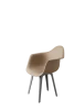 DERSTUHL Комплект стульев пластиковых 4 шт Plast Grey Eames