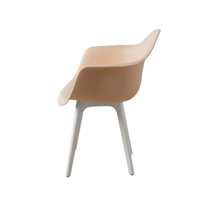 DERSTUHL Комплект стульев пластиковых 4 шт Plast White Eames (изображение №4)