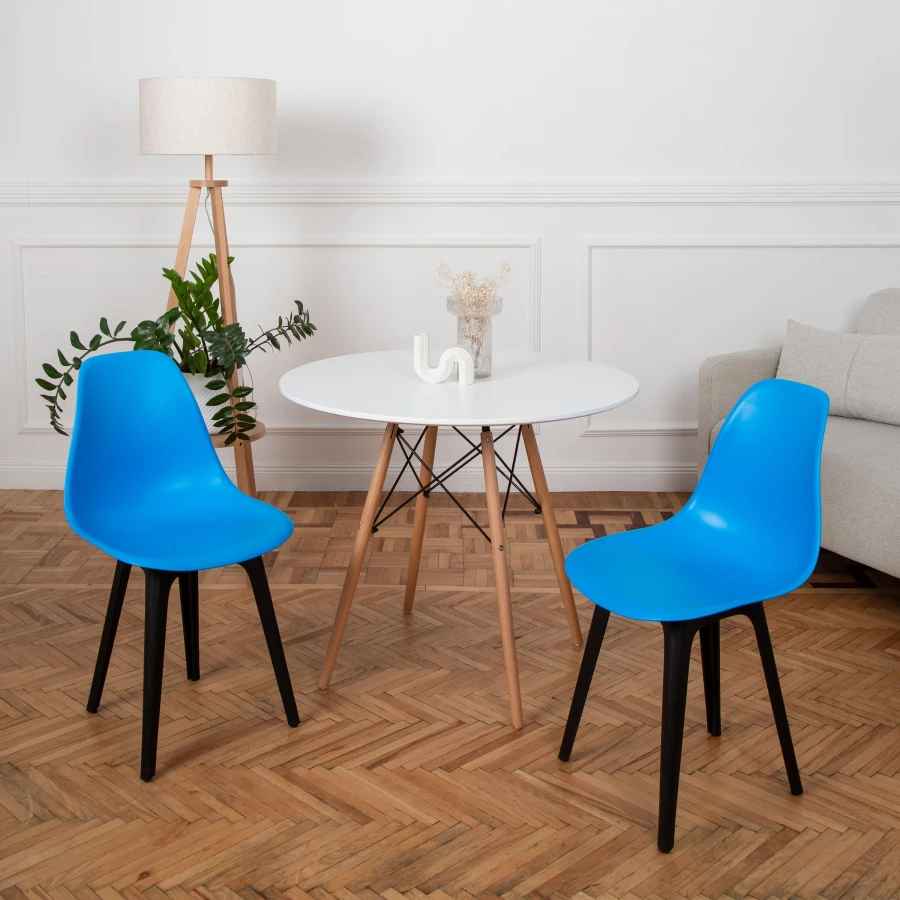 DERSTUHL Комплект стульев пластиковых 4 шт Plast Eames (изображение №2)