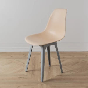 Второе фото. DERSTUHL Комплект стульев пластиковых 4 шт Plast Grey Eames
