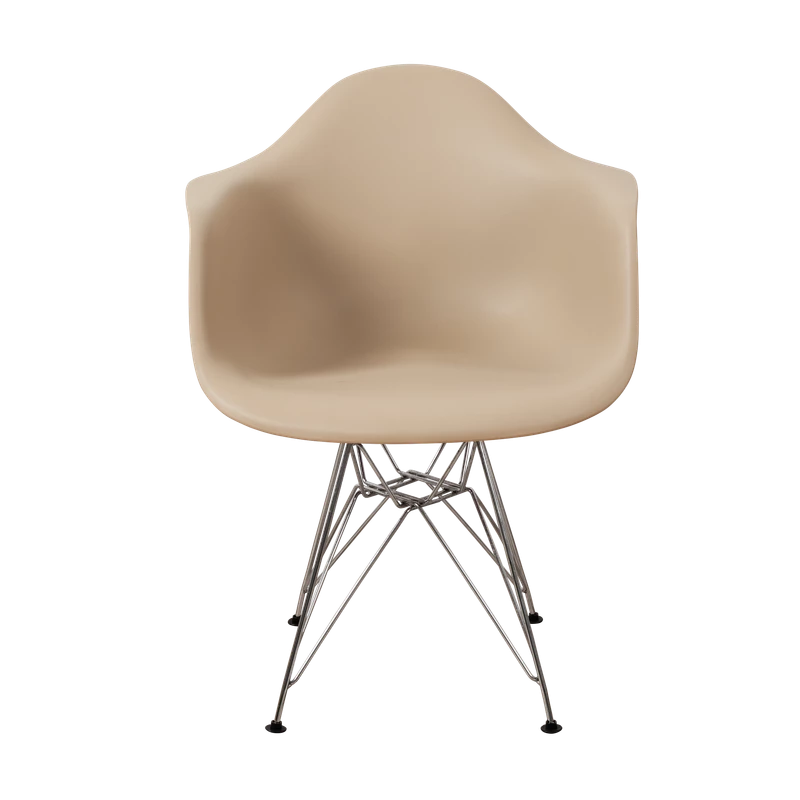 DERSTUHL Комплект стульев пластиковых 2 шт Chrom Eames (изображение №3)