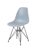 DERSTUHL Комплект стульев пластиковых 4 шт Black Eames