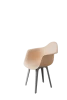 DERSTUHL Комплект стульев пластиковых 4 шт Plast Grey Eames