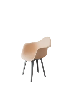 DERSTUHL Комплект стульев пластиковых 4 шт Plast Grey Eames