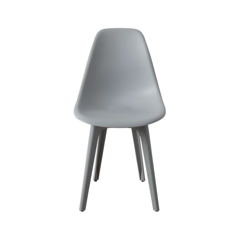 DERSTUHL Комплект стульев пластиковых 4 шт Plast Grey Eames (изображение №3)