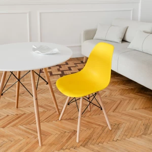 Второе фото. DERSTUHL Комплект стульев пластиковых 2 шт Wood Eames