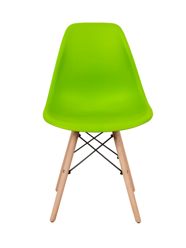 DERSTUHL Комплект стульев пластиковых 4 шт Wood Eames (изображение №3)