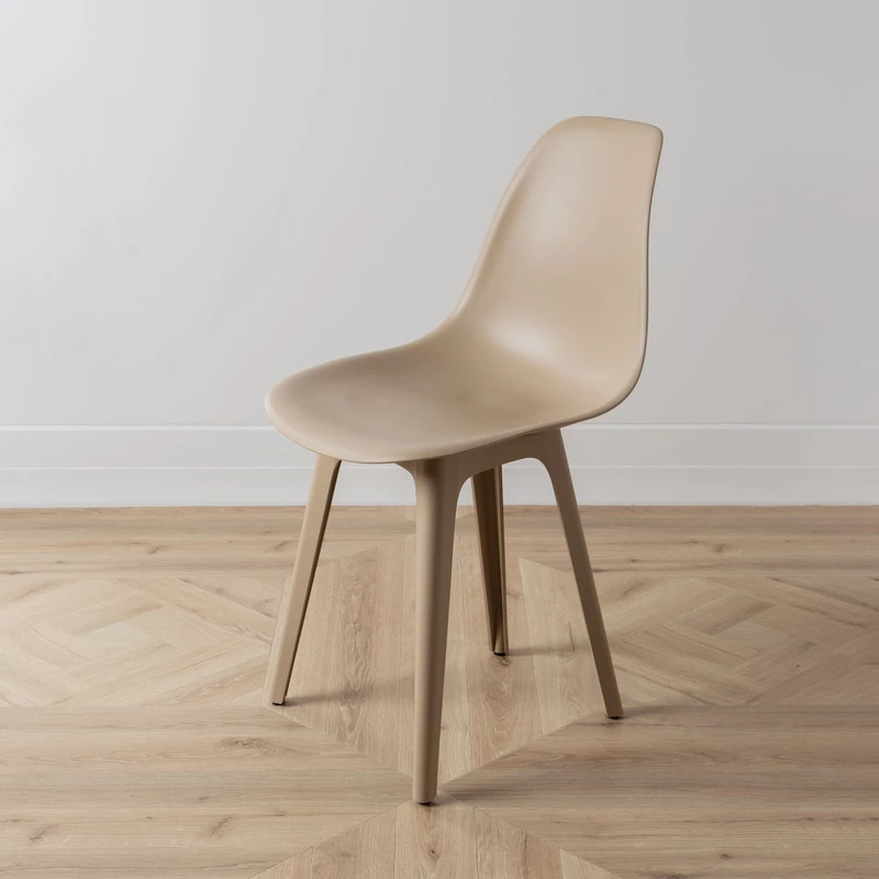 DERSTUHL Комплект стульев пластиковых 2 шт Plast Dark Beige Eames (изображение №8)