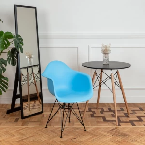 Второе фото. DERSTUHL Комплект стульев пластиковых 2 шт Black Eames