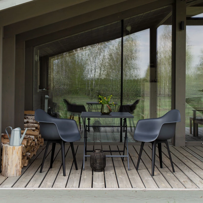 DERSTUHL Комплект стульев пластиковых 4 шт Plast Eames (изображение №4)