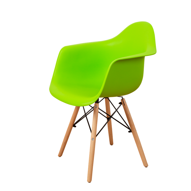 DERSTUHL Комплект стульев пластиковых 2 шт Wood Eames