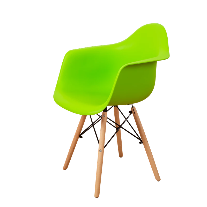 DERSTUHL Комплект стульев пластиковых 2 шт Wood Eames (изображение №1)