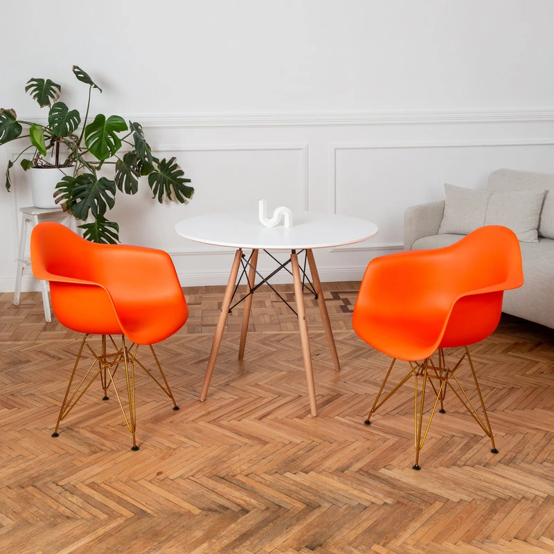 DERSTUHL Комплект стульев пластиковых 4 шт Gold Eames (изображение №2)