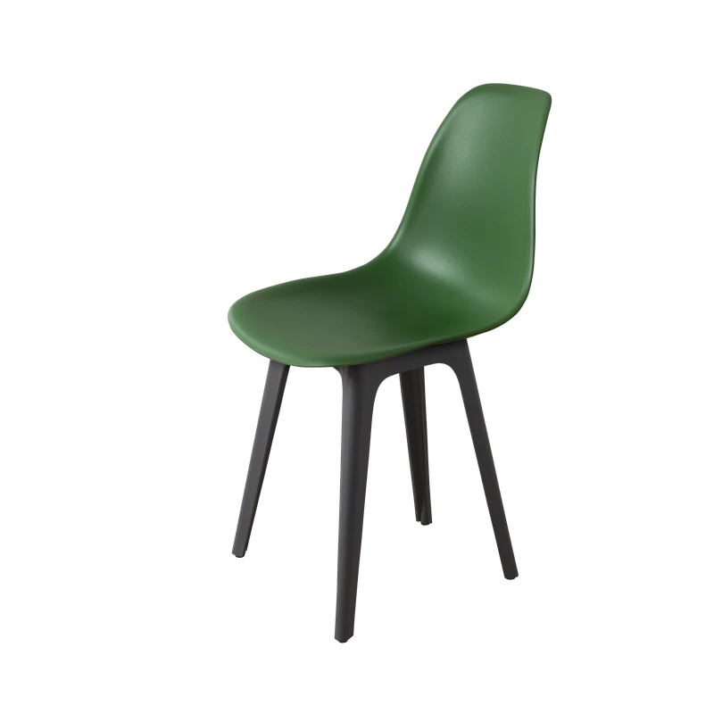 DERSTUHL Комплект стульев пластиковых 4 шт Plast Dark Grey Eames (изображение №1)
