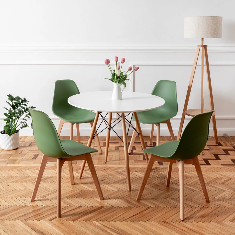 DERSTUHL Комплект стульев пластиковых 4 шт Grand Wood Eames (изображение №2)