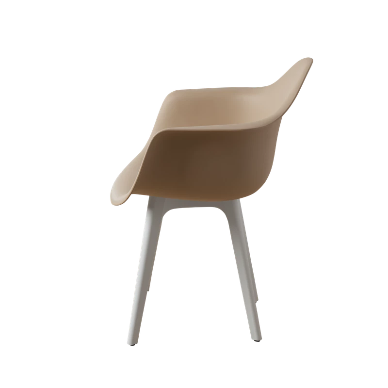 DERSTUHL Комплект стульев пластиковых 4 шт Plast White Eames (изображение №4)