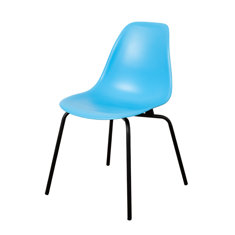 DERSTUHL Комплект стульев пластиковых 2 шт Elegant Black Eames