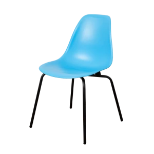 DERSTUHL Комплект стульев пластиковых 4 шт Elegant Black Eames