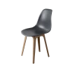 DERSTUHL Комплект стульев пластиковых 4 шт Plast Dark Beige Eames