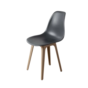 DERSTUHL Комплект стульев пластиковых 2 шт Plast Dark Beige Eames