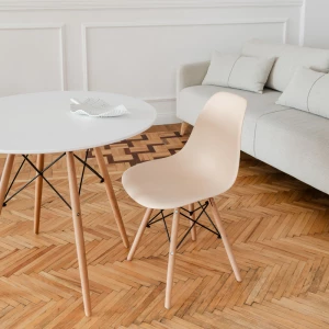 Второе фото. DERSTUHL Комплект стульев пластиковых 2 шт Wood Eames