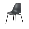 DERSTUHL Комплект стульев пластиковых 2 шт Elegant Black Eames