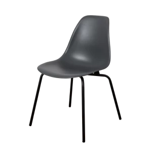 DERSTUHL Комплект стульев пластиковых 4 шт Elegant Black Eames