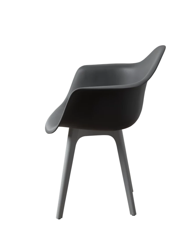 DERSTUHL Стул-кресло из пластика Plast Grey Eames (изображение №4)