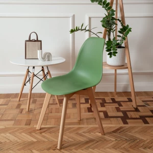 Второе фото. DERSTUHL Комплект стульев пластиковых 2 шт Grand Wood Eames