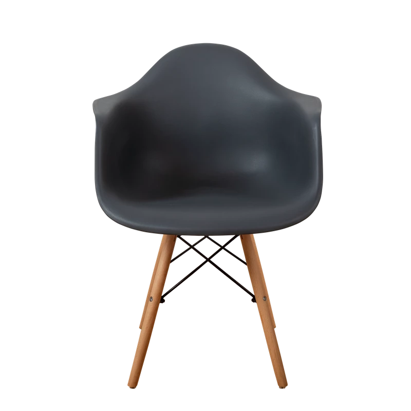 DERSTUHL Комплект стульев пластиковых 2 шт Wood Eames (изображение №3)